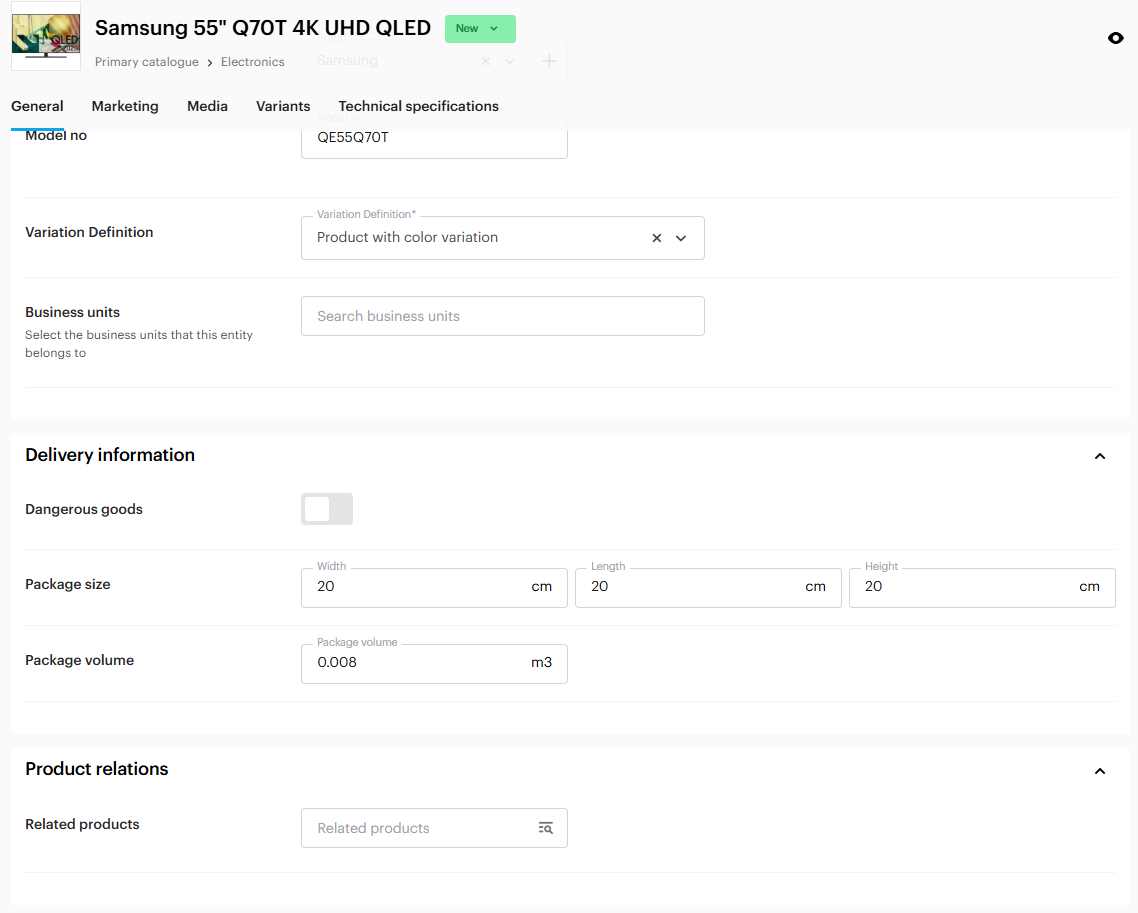 The product is as of yet not marked as a dangerous good.